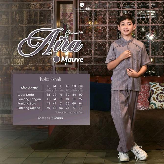 AIRA MAUVE Sarimbit Raunapride Lebaran Couple Keluarga