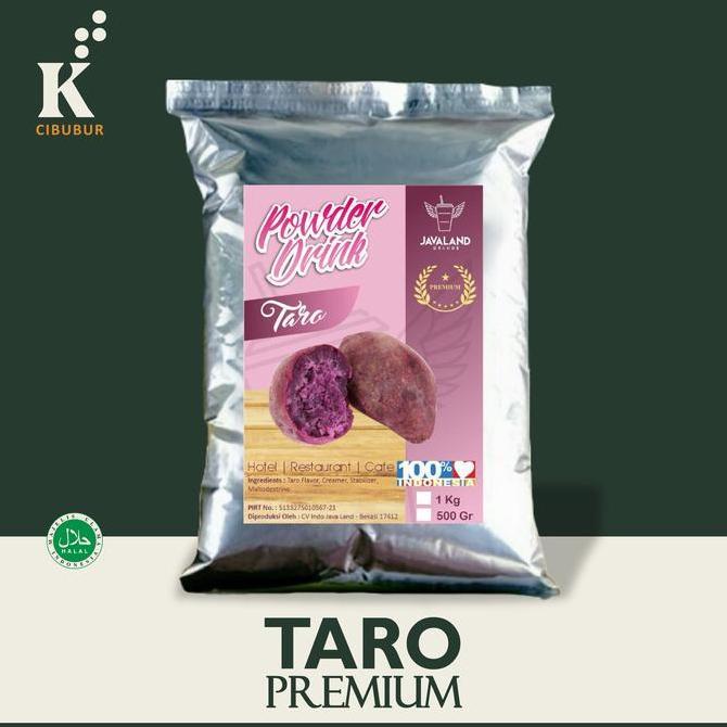 PREMIUM Taro original Javaland bubuk minuman kekinian Serbuk Instan Drink