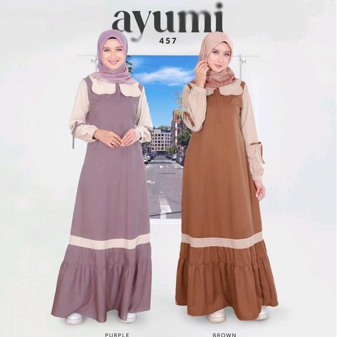 GAMIS ETHICA AYUMI 457 GAMIS POLOS GAMIS WANITA GAMIS KATUN