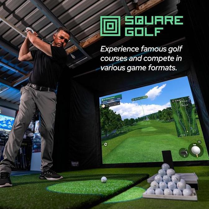 Square Golf Indoor Golf Launch Monitor and Simulator