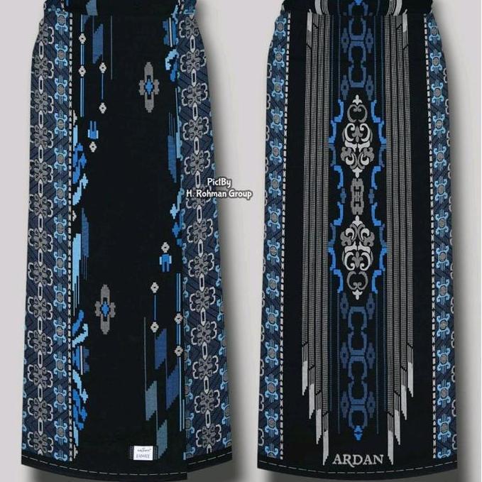 Sarung Ardan Batik Printing Black Series Muslim Motif Rayon Ardan Family Murah Motif GLG Terbaru