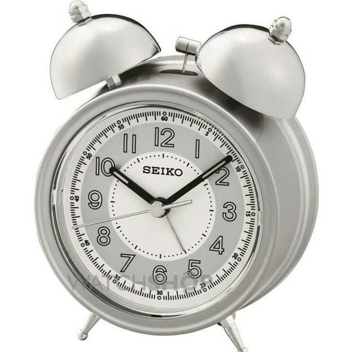 '' JAM MEJA WEKER SEIKO ORIGINAL QHK035S FUNNY BELLS BEST SELLER QHK035 *