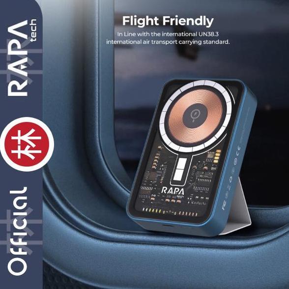 Lansungkirim- Rapatech Pb2011 & Dc3034 - Powerbank Wireless Pd20W & Line+ Mfi 27W