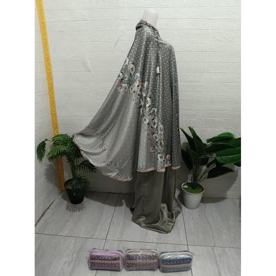 Mukena Armani silk Dewasa Armani Silk 2in1