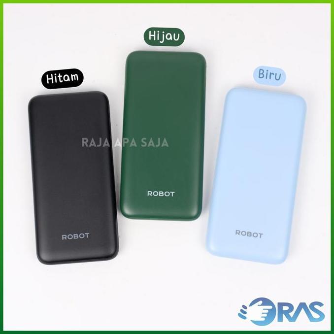 Lansungkirim- Powerbank Robot 10000Mah Rt180 - Powerbeng Powerbenk Pawerbeng Ori