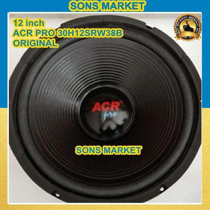 SPEAKER ACR 12 inch 12" 12inch WOOFER ACR PRO 30H12SRW38B ORIGINAL 12in terlaris