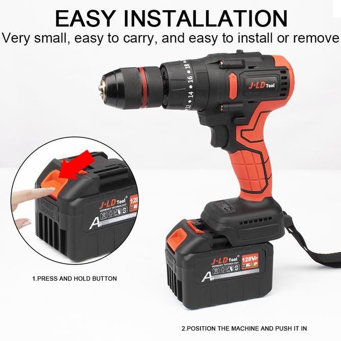 Powerx- Jld 128Vf Baterai Impact Baterai Bor 88Vf Makita Battery Cordless 36Vf