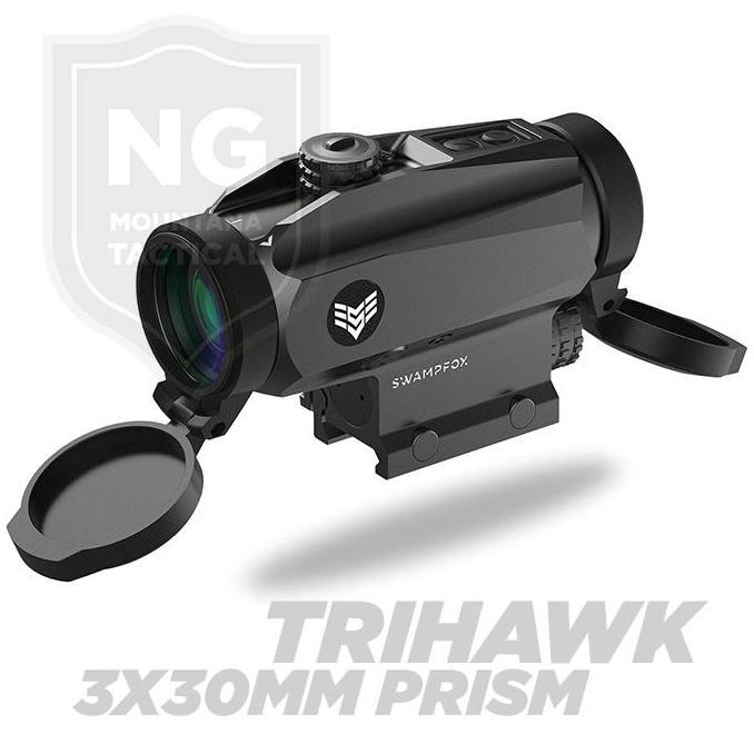 Swampfox Trihawk 3X30 Prism Scope Red IR Moa Reticle Shake Wake terlaris