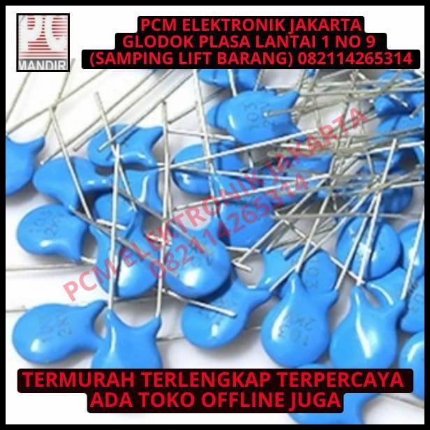 TERLARIS KAPASITOR CAPACITOR MILAR KERAMIK BIRU 151 2KV 150PF 151 PF 2000V