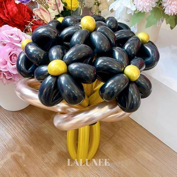 Buket Bunga Balon Flower Balloon Twist Bouquet Lucu Murah Buket Wisuda Ulang Tahun