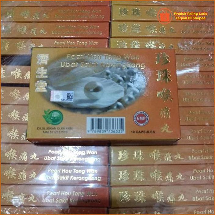 Pearl Hou Tong Wan Obat Sakit Tenggorokan Zhen Zhu Ho Tong Wan Revolusioner