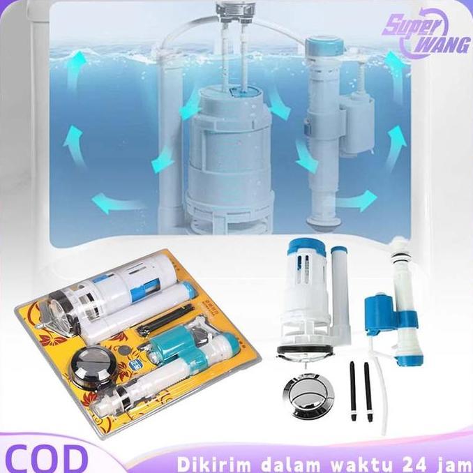 Sale 1Set Pembilas Closet Duduk Universal Flushing Closet Duduk Dual Flush Pelampung Closet Duduk Fl