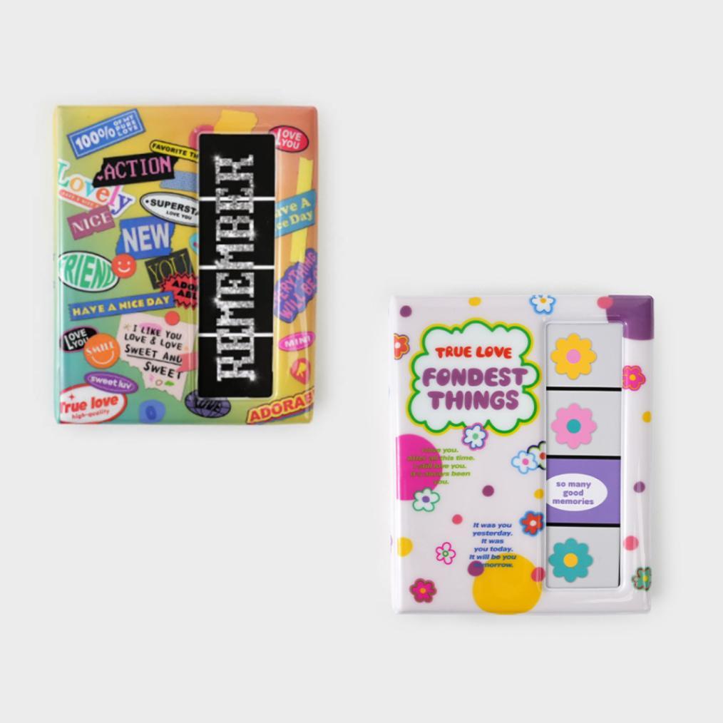 [GRY] READY STOCK Daiso Wide 4 Cut Collect Book Photo Album