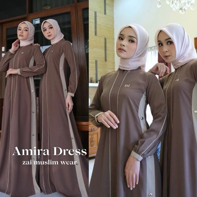 Amira Dress Original By Zai Muslim Wear