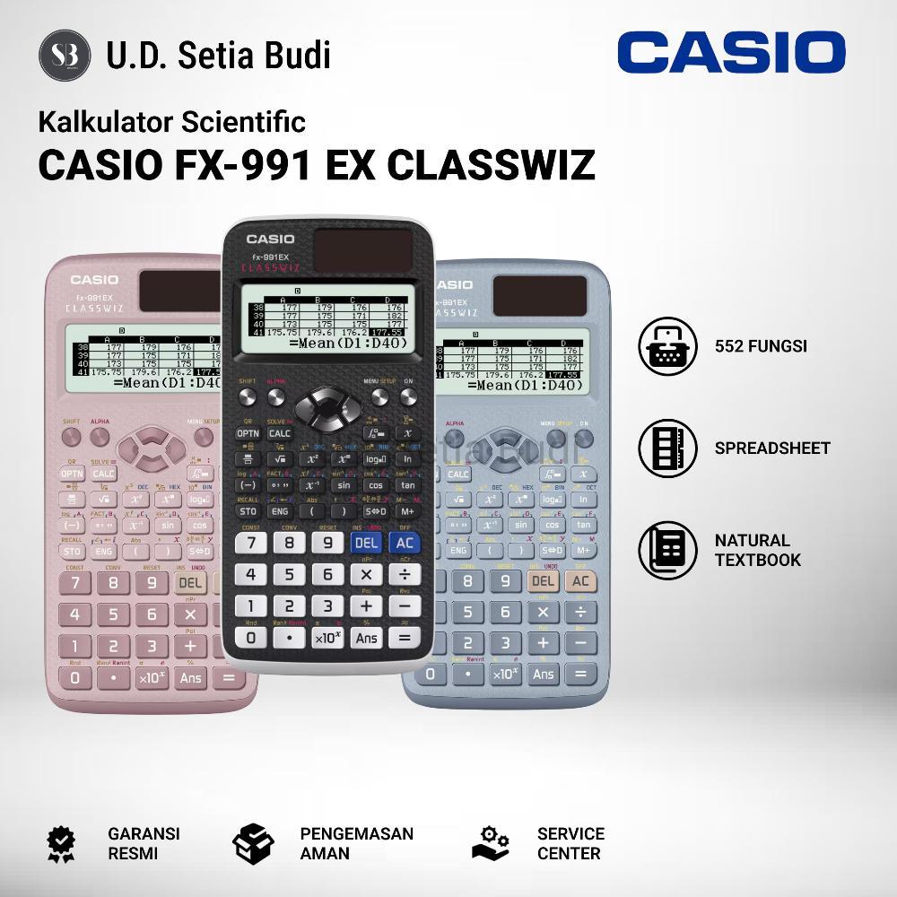 [SR] Kalkulator Scientific Casio FX-991EX Classwiz Asli dan Bergaransi