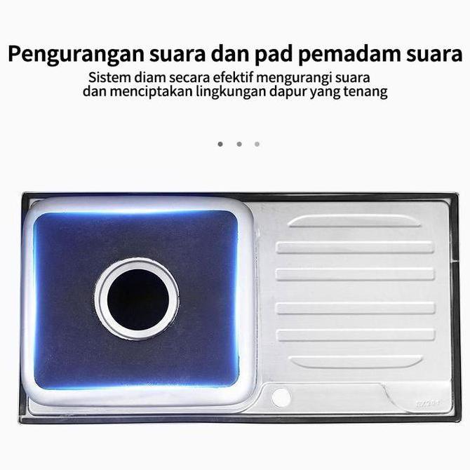 SUS 304 Wastafel Bak Cuci Piring stainless steel Set 50*40/75*40 Wastafel Cuci Piring Stainless Wast