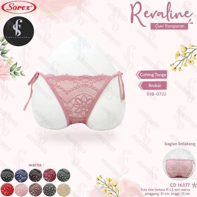 Sorex - Celana Dalam Wanita Sorex y Semi Transparan Art 16377 CD Renda