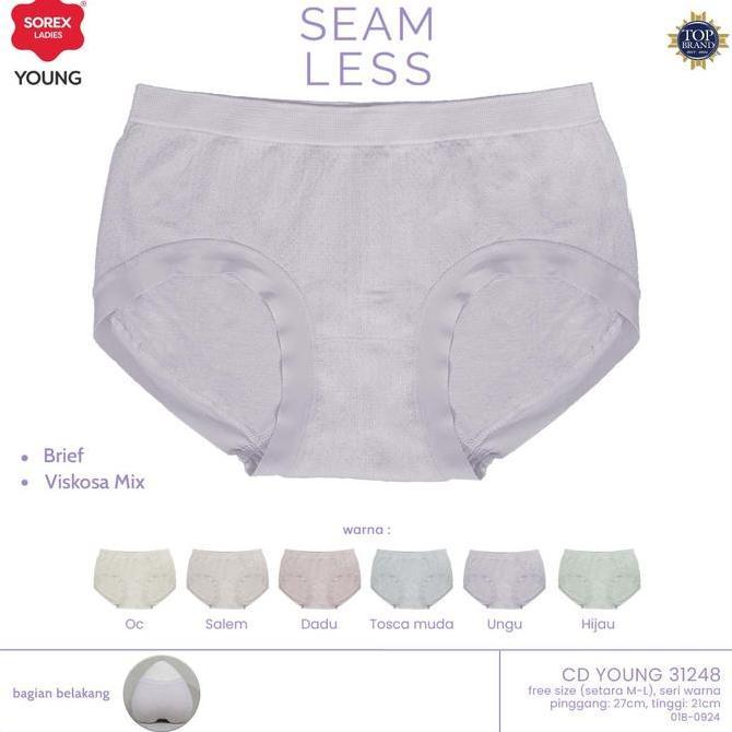 Sorex CD Young Fashion Midi Wanita Seamless Freesize (Setara M-L) CD 31248