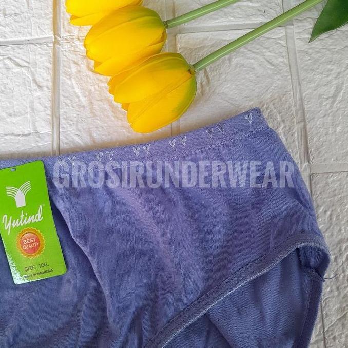 Lusinan Celana Dalam Wanita Yutind Midi Warna Baru CD Yutind Bahan Katun Adem Halus Lembut Menyerap 