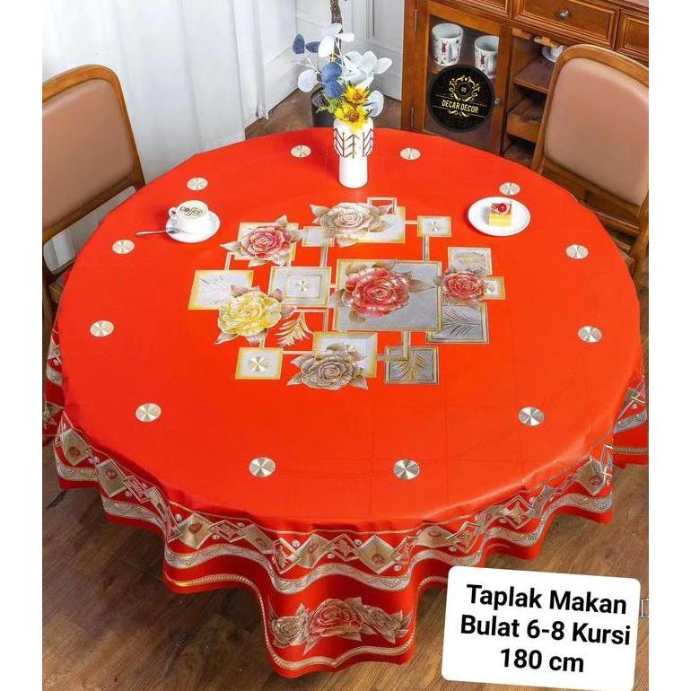 * TAPLAK MEJA MAKAN IMLEK MERAH AESTHETIC ''