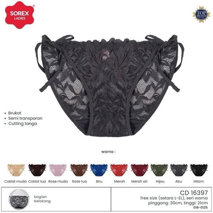 CD SOREK RENDA TALI SAMPING HALUS Panty celana dalam tali lepas