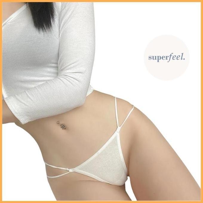 SFL CELANA DALAM Y THONG WANITA DUA 2 TALI SOFT LINGERIE CD SEKSI KOLOR PEREMPUAN G STRING REMAJA DE