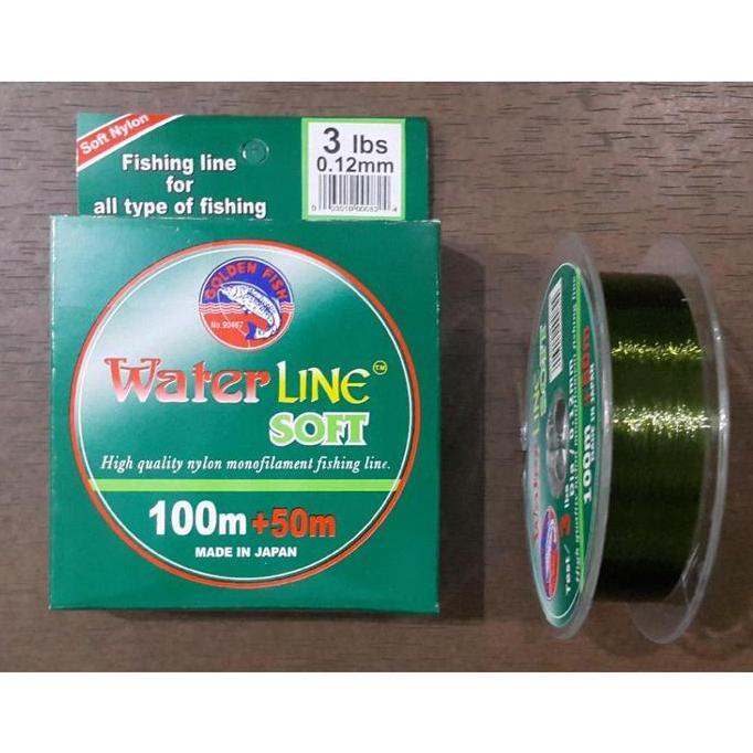 Senar Pancing Water Line Waterline soft / Senar Waterline Soft hijau Lumut