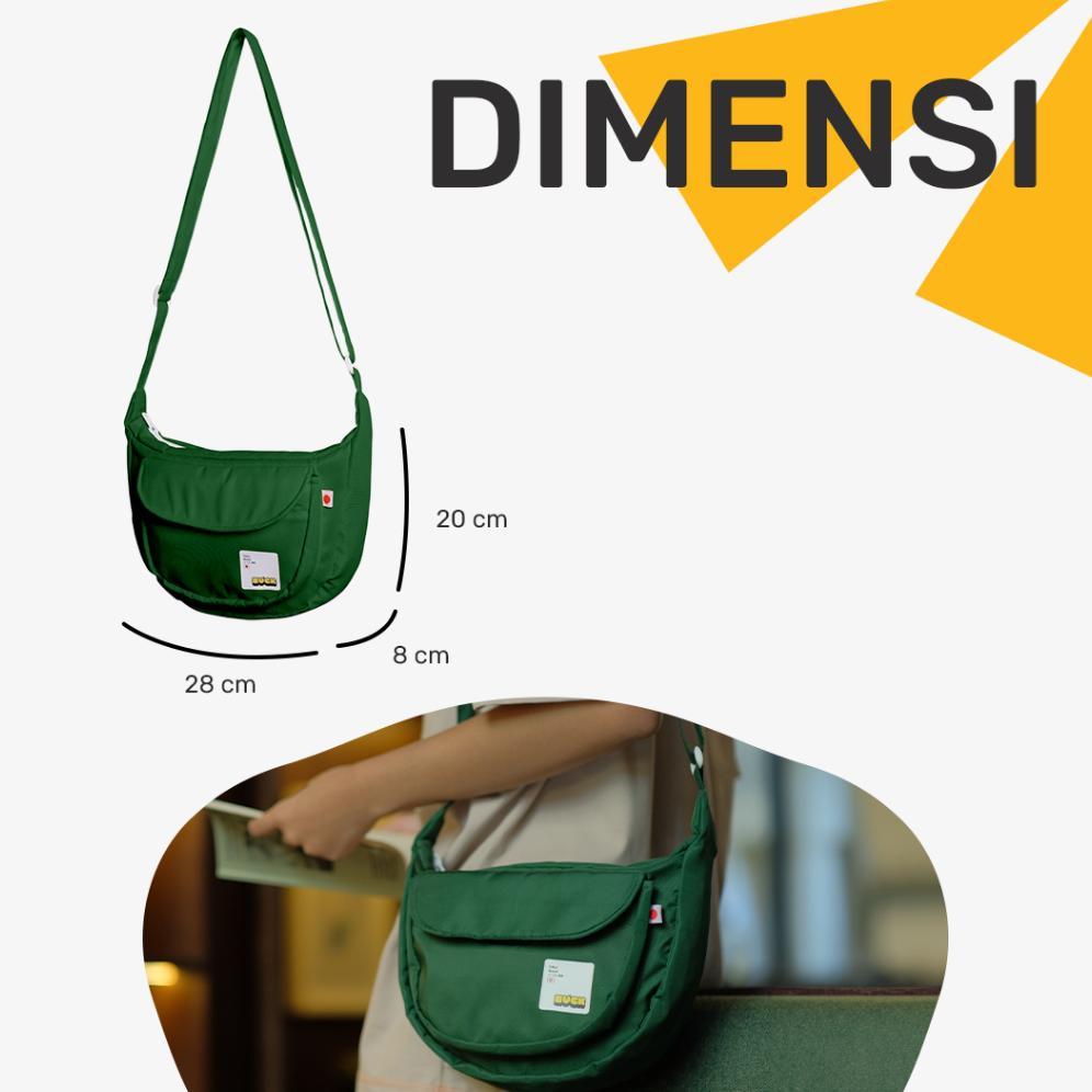 TERBARU EUCK Fuku Sling Bag Mini - Tas Selempang Waterproof Pria dan Wanita Size M