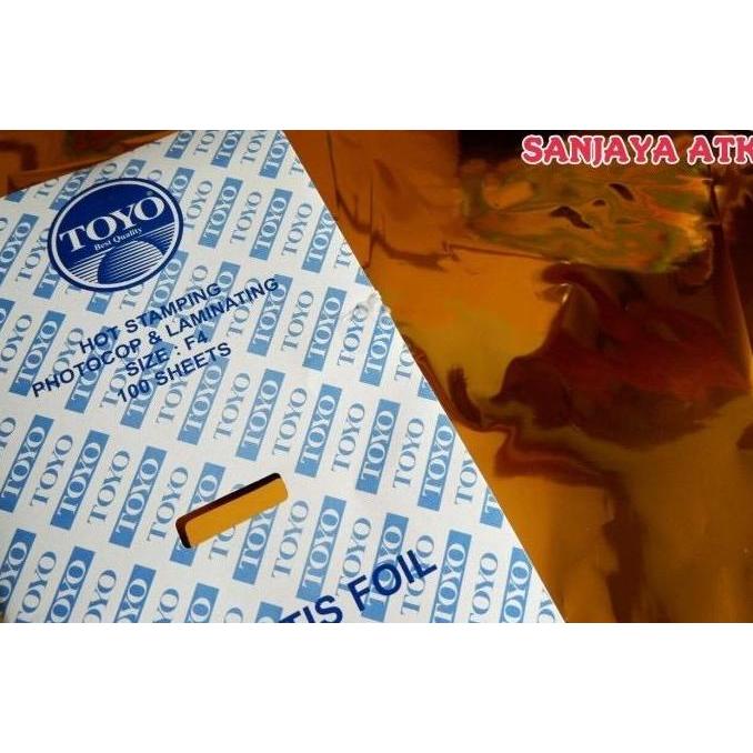 Bisakok- Toyo Foil Plastik Emas Hot Stamping Gold