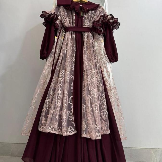 Lunna gamis set hijab by daily ukhti boutique