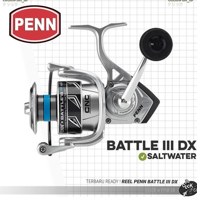 REEL PENN BATTLE III DX 2500 3000 4000 5000 6000 8000 SW Spinning Reel