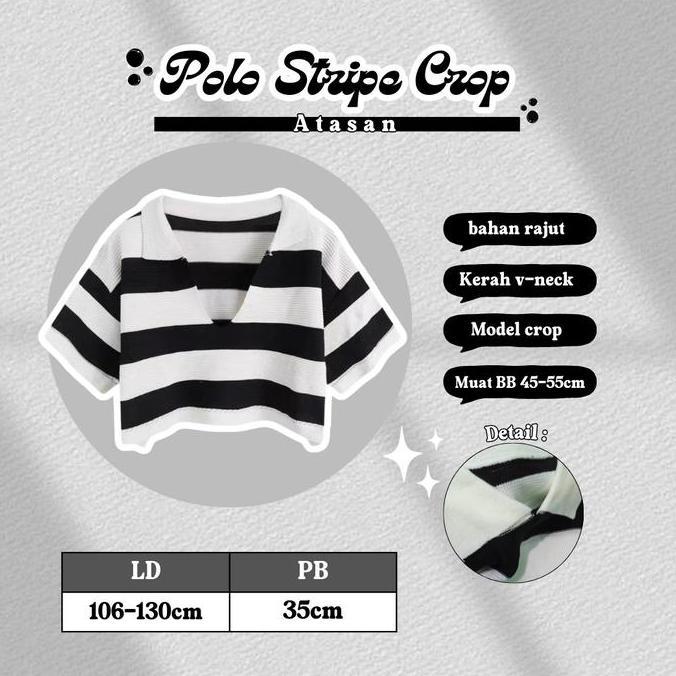 Ginfinik- One Set Cute Korean Outfit (Baju Rajut Crop Top Lengan Pendek, Inner Dress Panjang Hitam) 