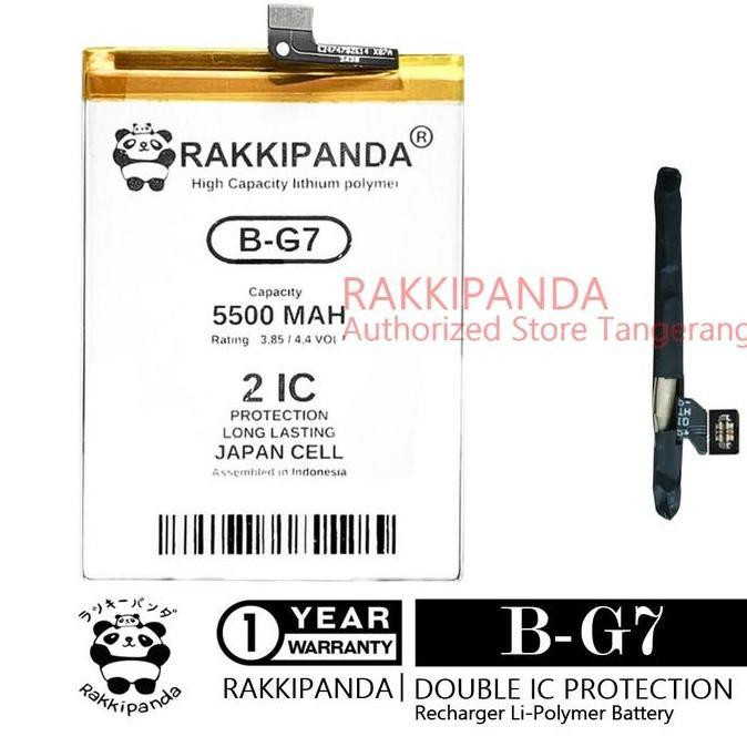 BEBAS ONGKIR - Rakkipanda B-G7 for Baterai Y12 Y15 Y17 2019 V15 Z1 Pro Edisi 4G BG7 Double 2IC Prote