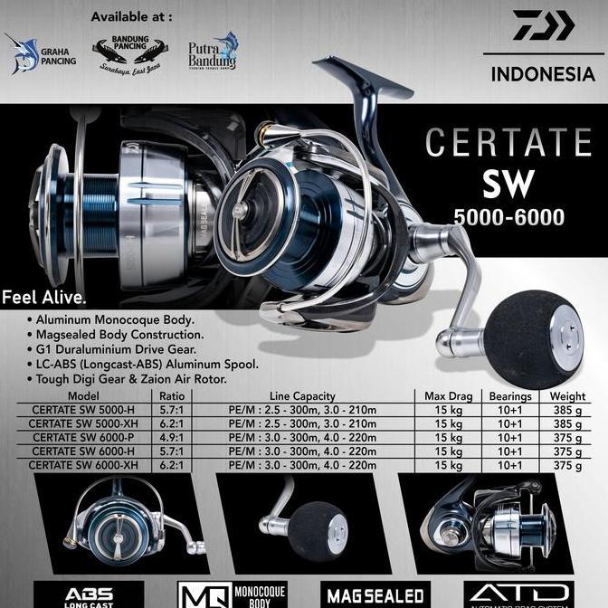 REEL DAIWA CERTATE SW