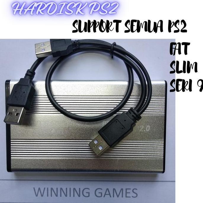 Hardisk / hdd eksternal ps2 500gb / 250gb / 160gb / 120gb full game ps2