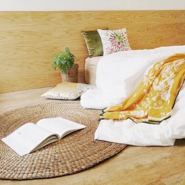 '' KARPET ECENG BULAT D120CM [L037] - KARPET ECENG GONDOK ILUNG BUNDAR BULAT, TIKAR BORNEO //