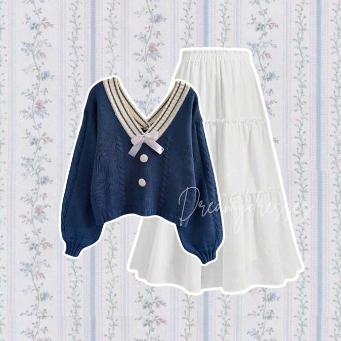 Ginfinik- 3In1 Set 136 - Setelan Wanita Hijab Ootd Kekinian Terbaru Outfit Lebaran Ootd Hijab Korean