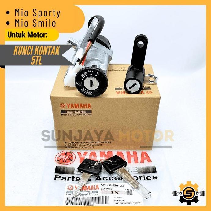 Kunci Kontak Set 5TL Keyset Original Yamaha Mio Sporty Mio Smile Kunci Motor 1 Set Key Set Konci Mot