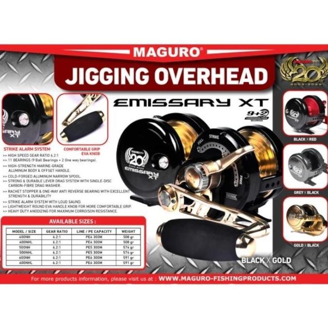 Reel OH Maguro Emissary XT NHL Jigging Overhead