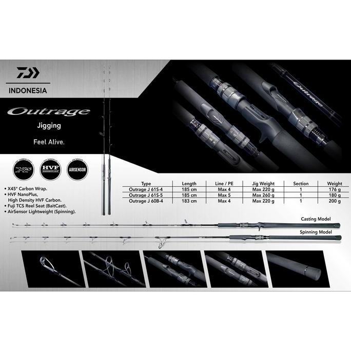 ROD DAIWA OUTRAGE JIGGING J60B-4 (OH)