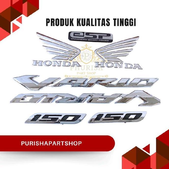 EMBLEM LOGO TIMBUL VARIO 150 LED OLD FULL SET SAYAP HONDA EMBLEM VARIO 150 PAKET KOMPLIT Motorcycle