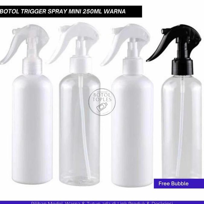 botol trigger 250ml spray bening tebal (HARGA GROSIR)