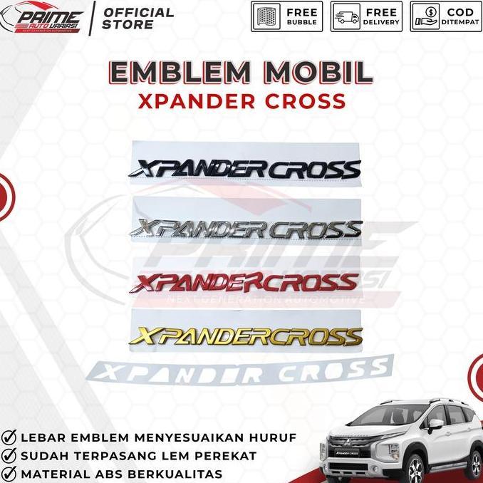 Emblem Kap Mitsubishi Xpander Cross Emblem Kap Mesin XpanderCross