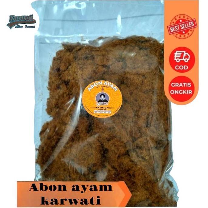 Kress- Abon Ayam Karwati Khas Cianjur Kiloan 800Gram Food