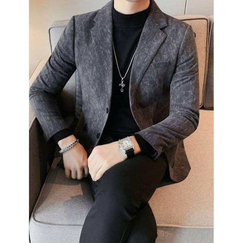 Terbaru Jas Blazer Pria  Blazer Corduroy Slim Fit  Jas Corduroy