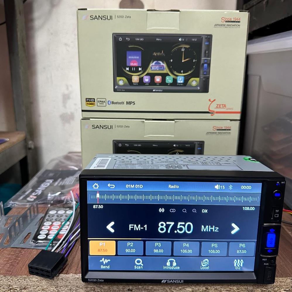 Termurah / Hot Sale Headunit Deckless Sansui 7 Inch Sa 5202I Zeta / Mp5 Sansui Sa 5202I