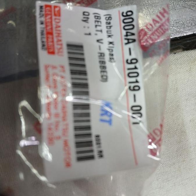 FANBELT ORIGINAL DAIHATSU XENIA AVANZA 1300CC DR THN 2000 SP 2011 GRADE