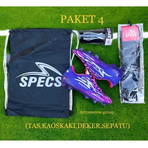 SUPER DEAL Paket Komplit 4 Sepatu Bola Dewasa Lightspeed Reborn Putih Pink Silver Kuning Best Seller