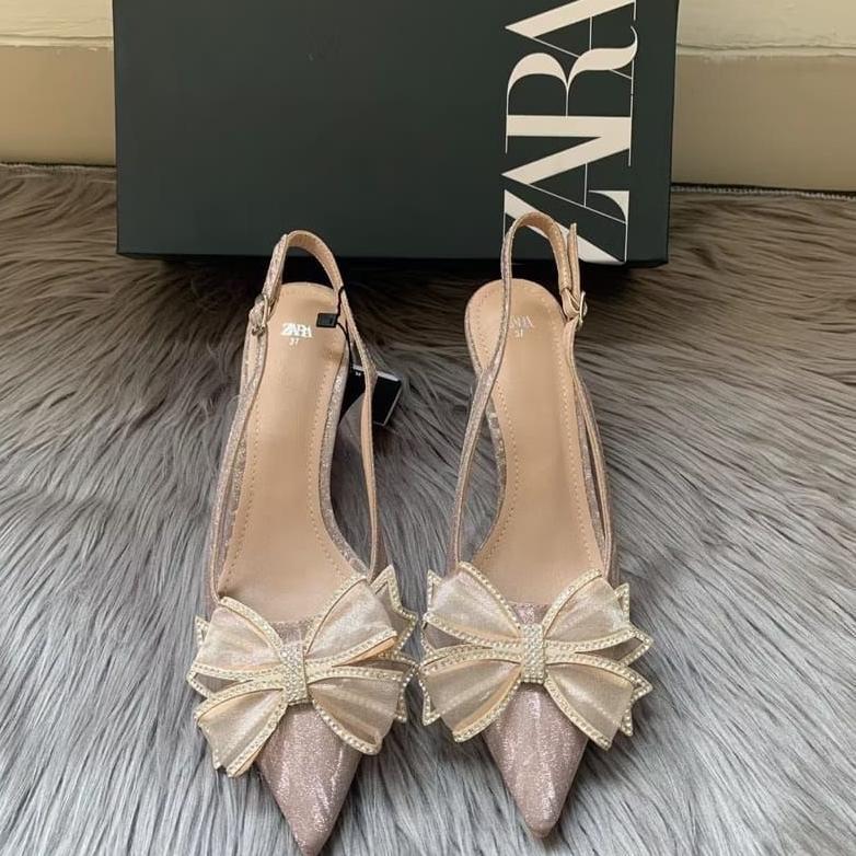 Sepatu Pesta Wanita ZR Sepatu Pesta Mewah Wanita Sepatu Kondangan
