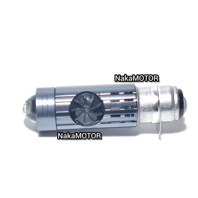 DN54 - Lampu Utama LED H6 Laser IBRIGHT Senja RGB + Kipas Pendingin High Low